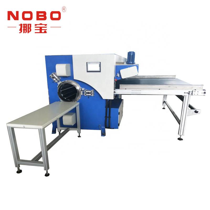 स्पंज / लेटेक्स गद्दे पैकिंग के लिए NOBO-J01 स्वचालित गद्दे रैपिंग मशीन 380V 50hz;